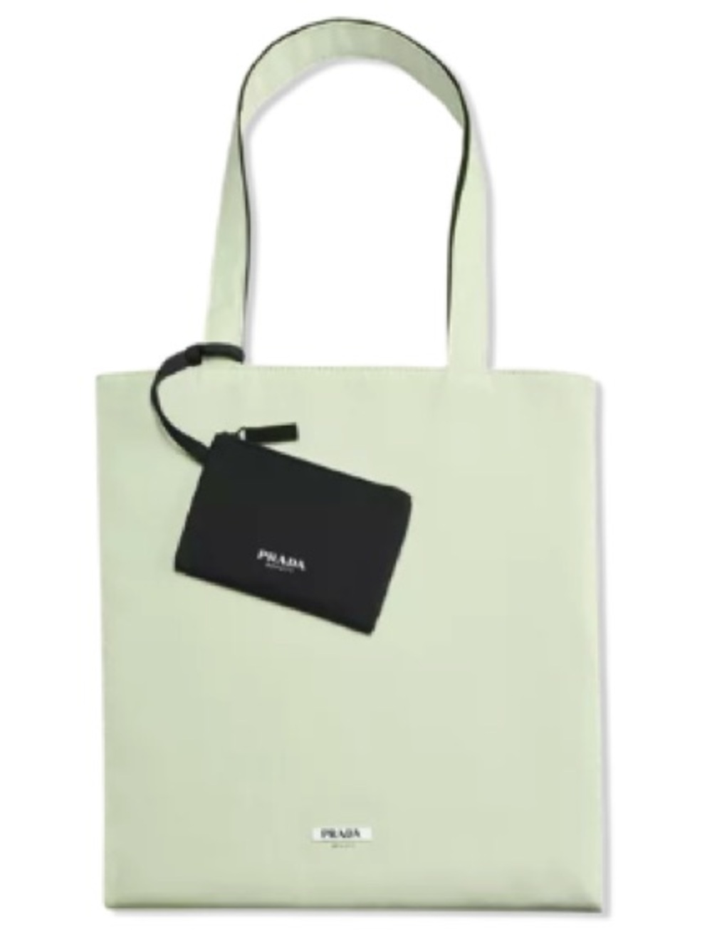 Prada Beauty Light Green Tote Bag NEW
